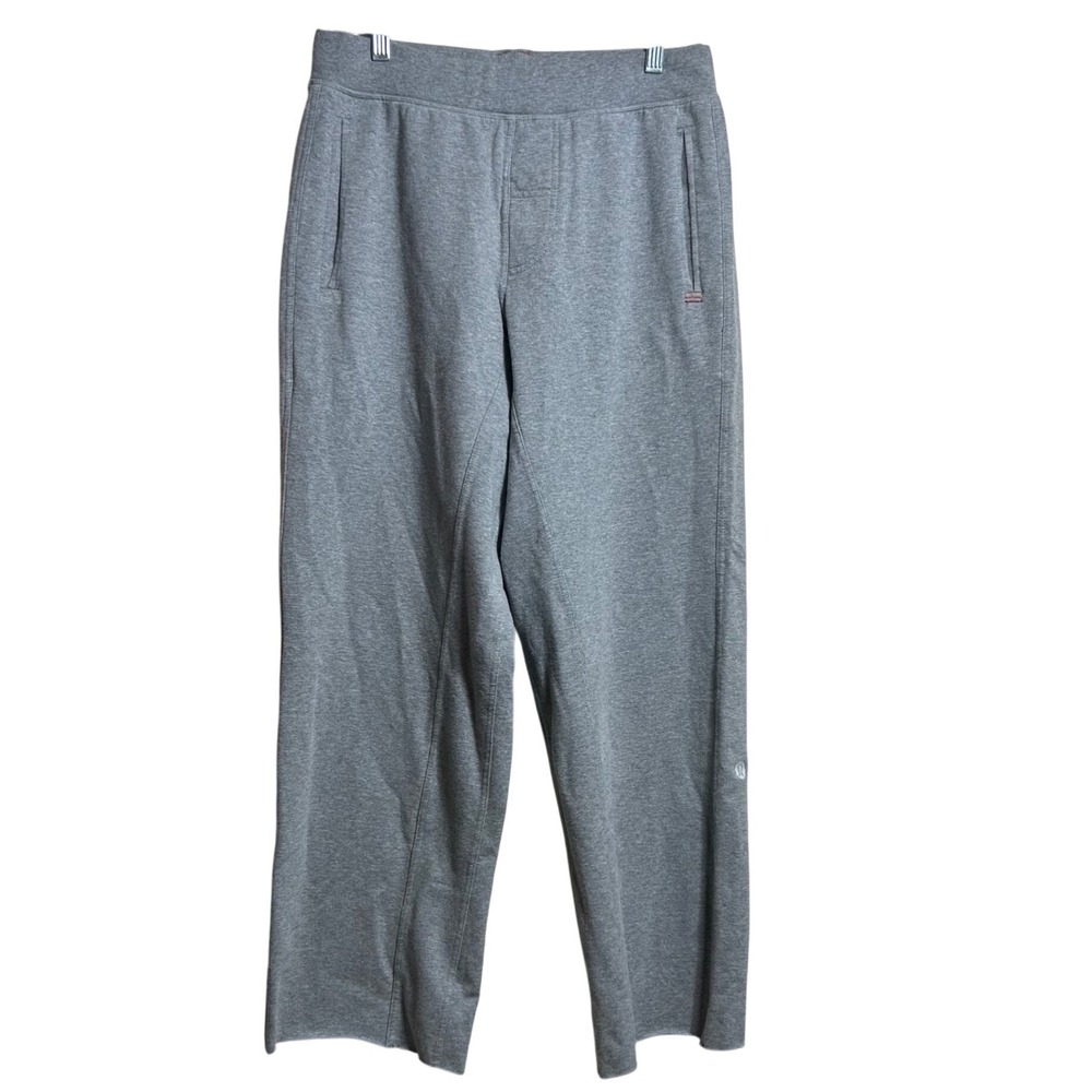 Lululemon City Sweat French Terry Pant Grey Relaxed Straight Leg Men Size M
